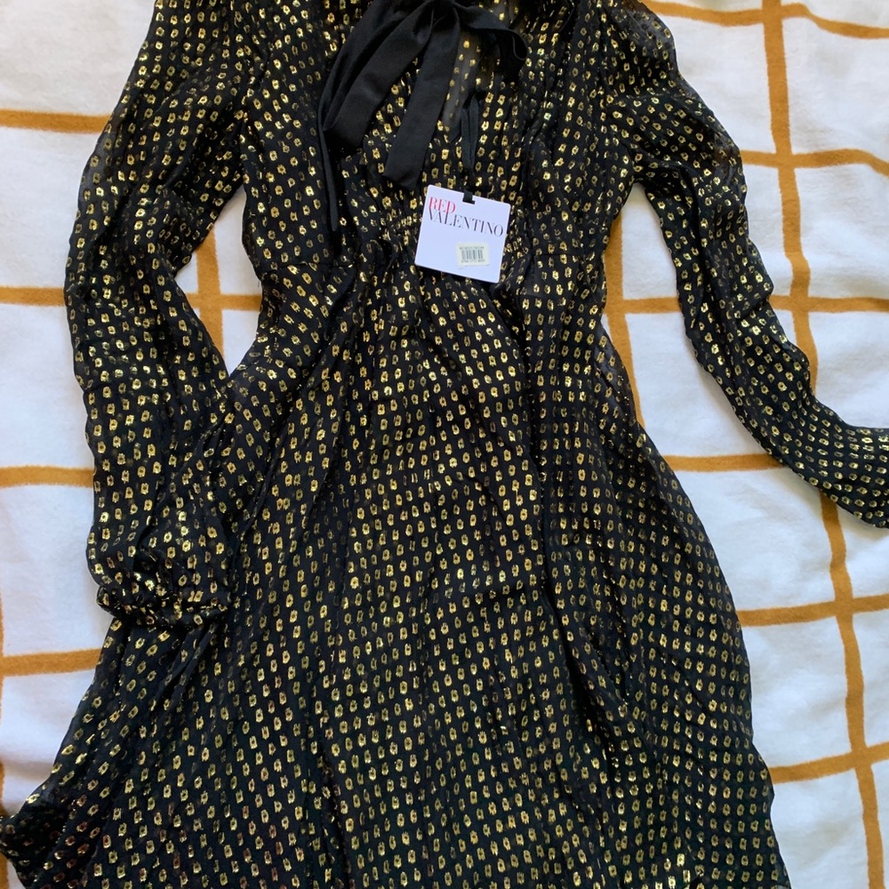 Red Valentino silk dress